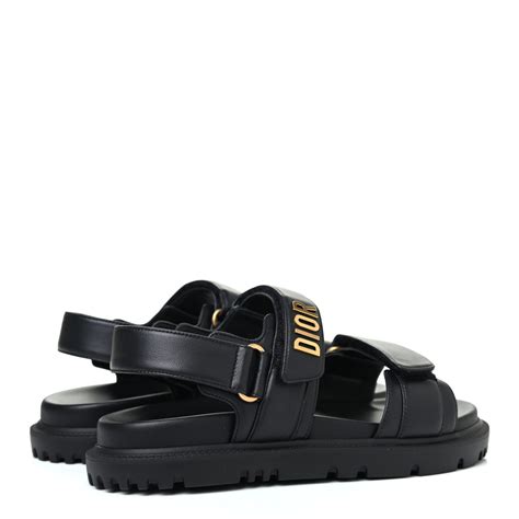 dior black studded sandals|genuine christian Dior sandals.